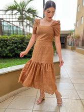 Vestido Midi Graça de Laise Camel